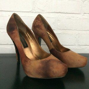 Steve Madden LUXE Brown High Heel Pumps - Size 6